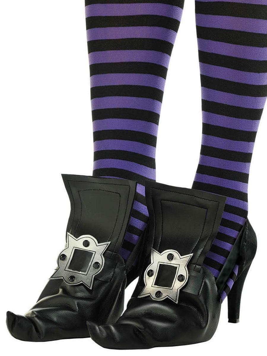 Adult Black Witch Shoe Covers - costumes.com