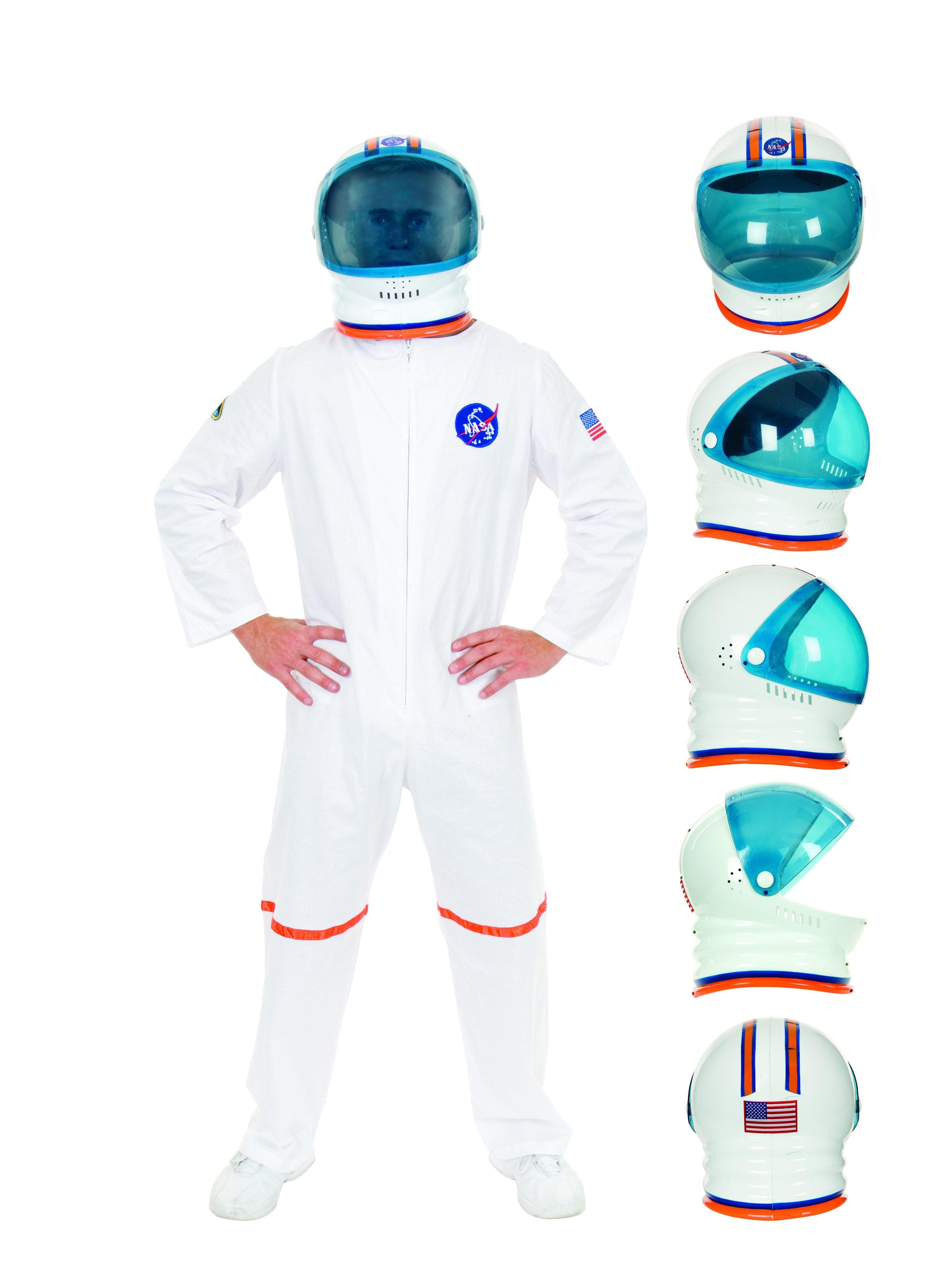Adult White Realistic Astronaut Helmet - costumes.com