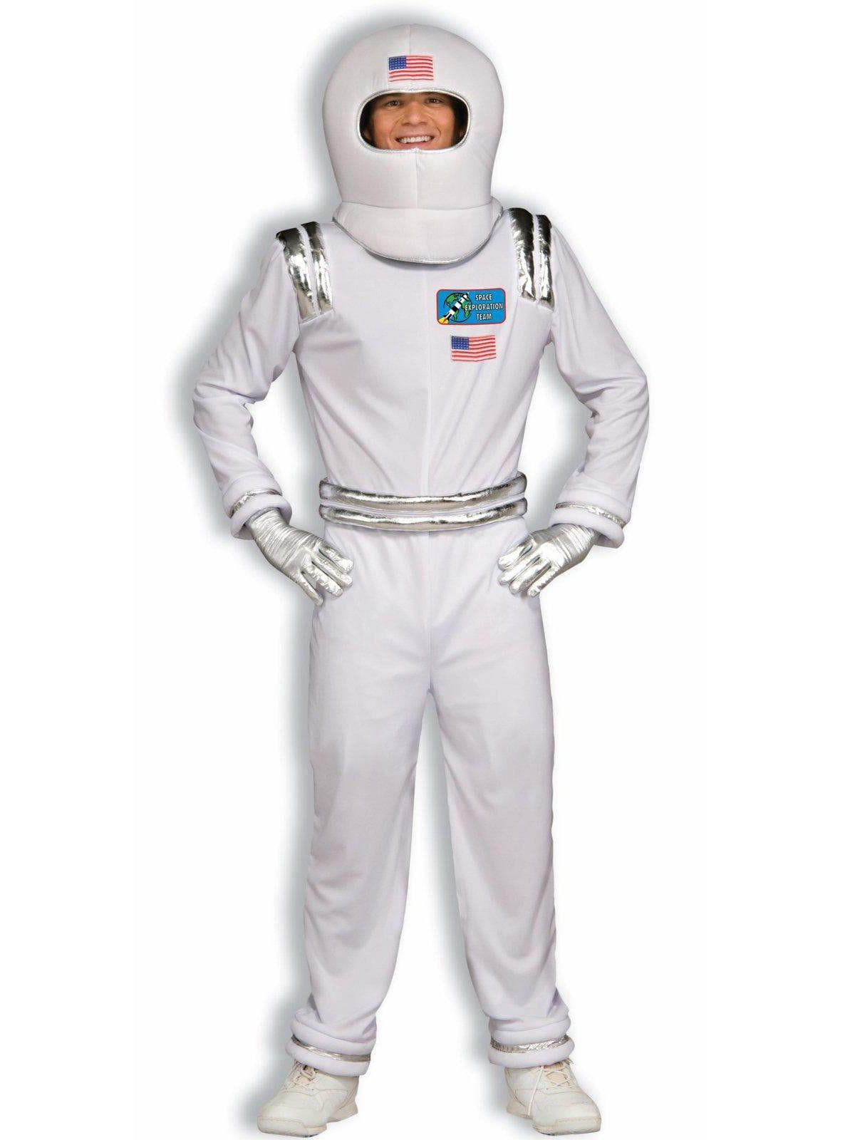 Adult Space Explorer Astronaut Jumpsuit and Headpiece - costumes.com