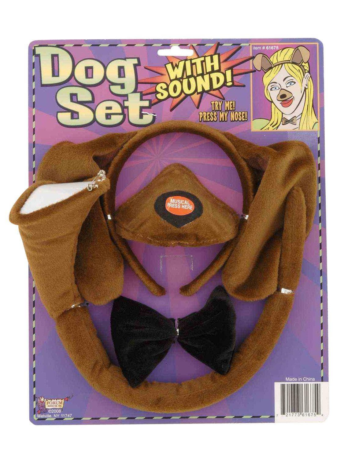 Adult Dog Accessory Set with Sound - costumes.com