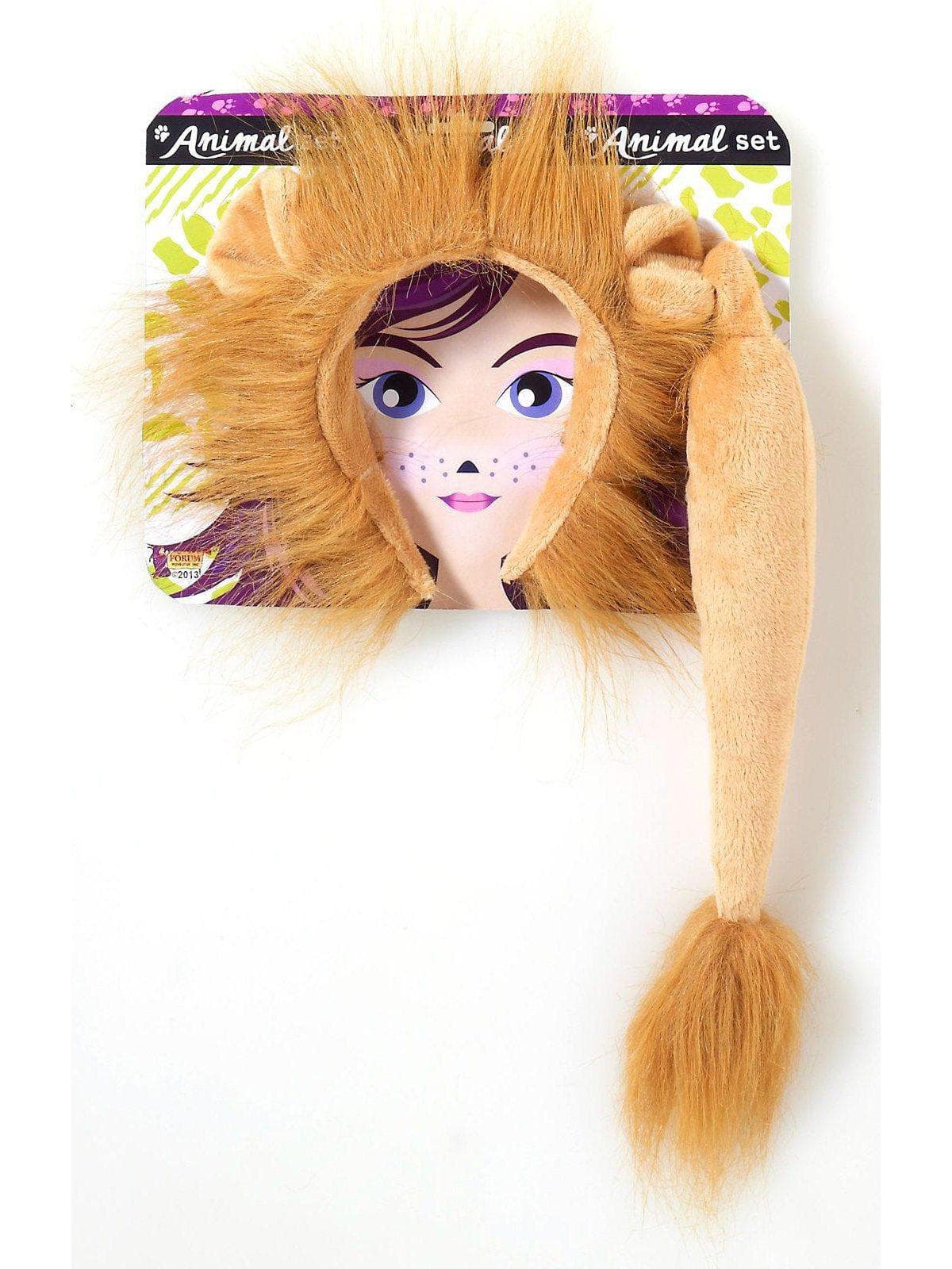 Adult Lion Mane Headband and Tail - costumes.com