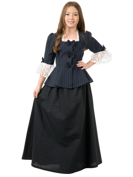 Girls' Martha Washington Colonial Costume