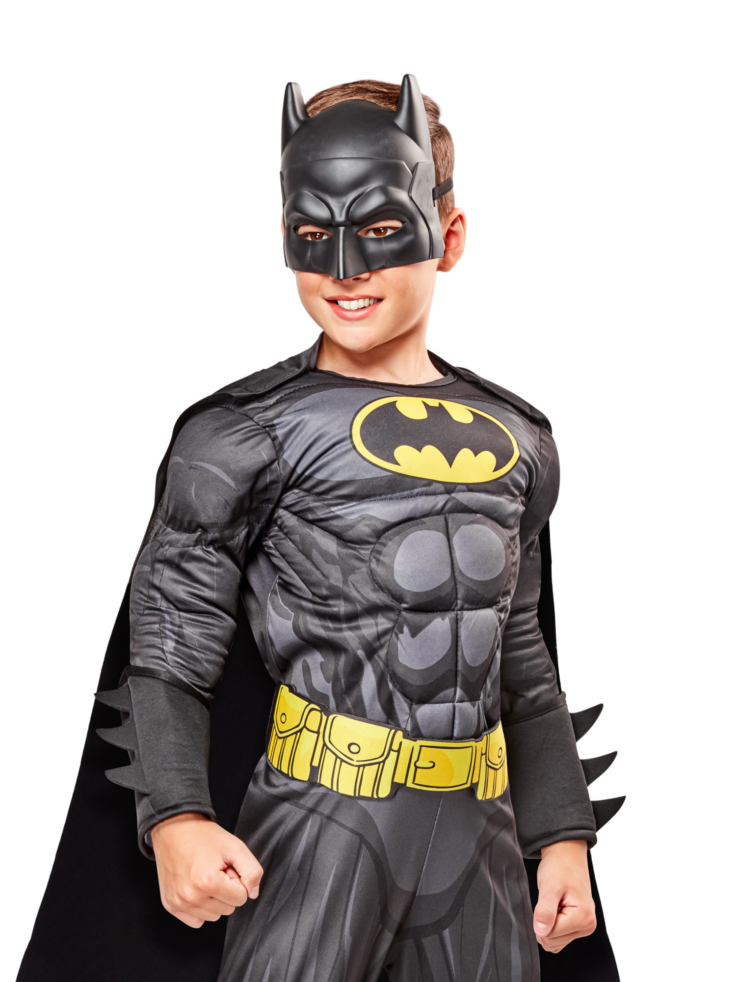 Boys' DC Comics Batman Muscle Chest Costume - Deluxe - costumes.com