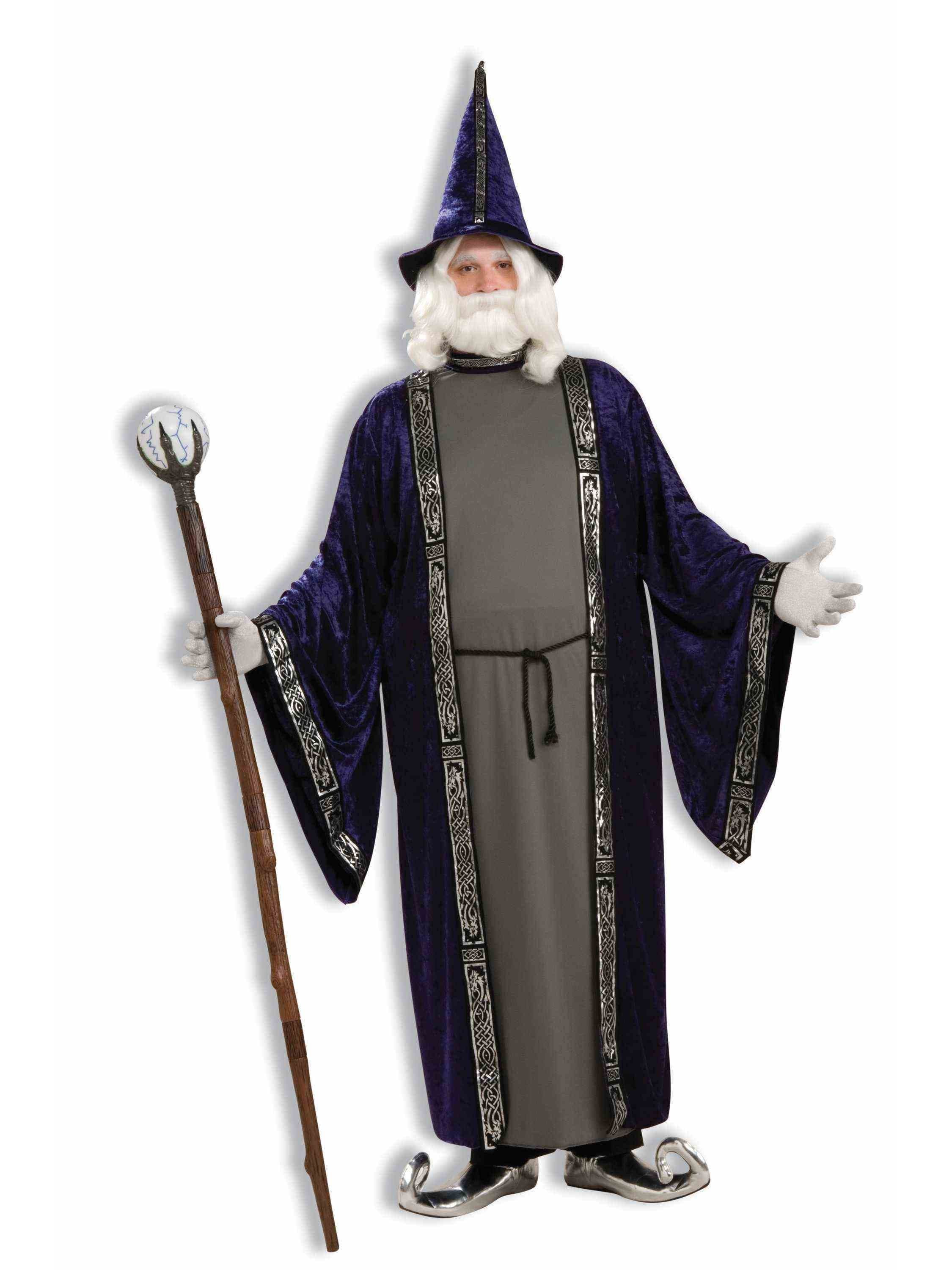 Adult Plus Size Wizard Costume - costumes.com