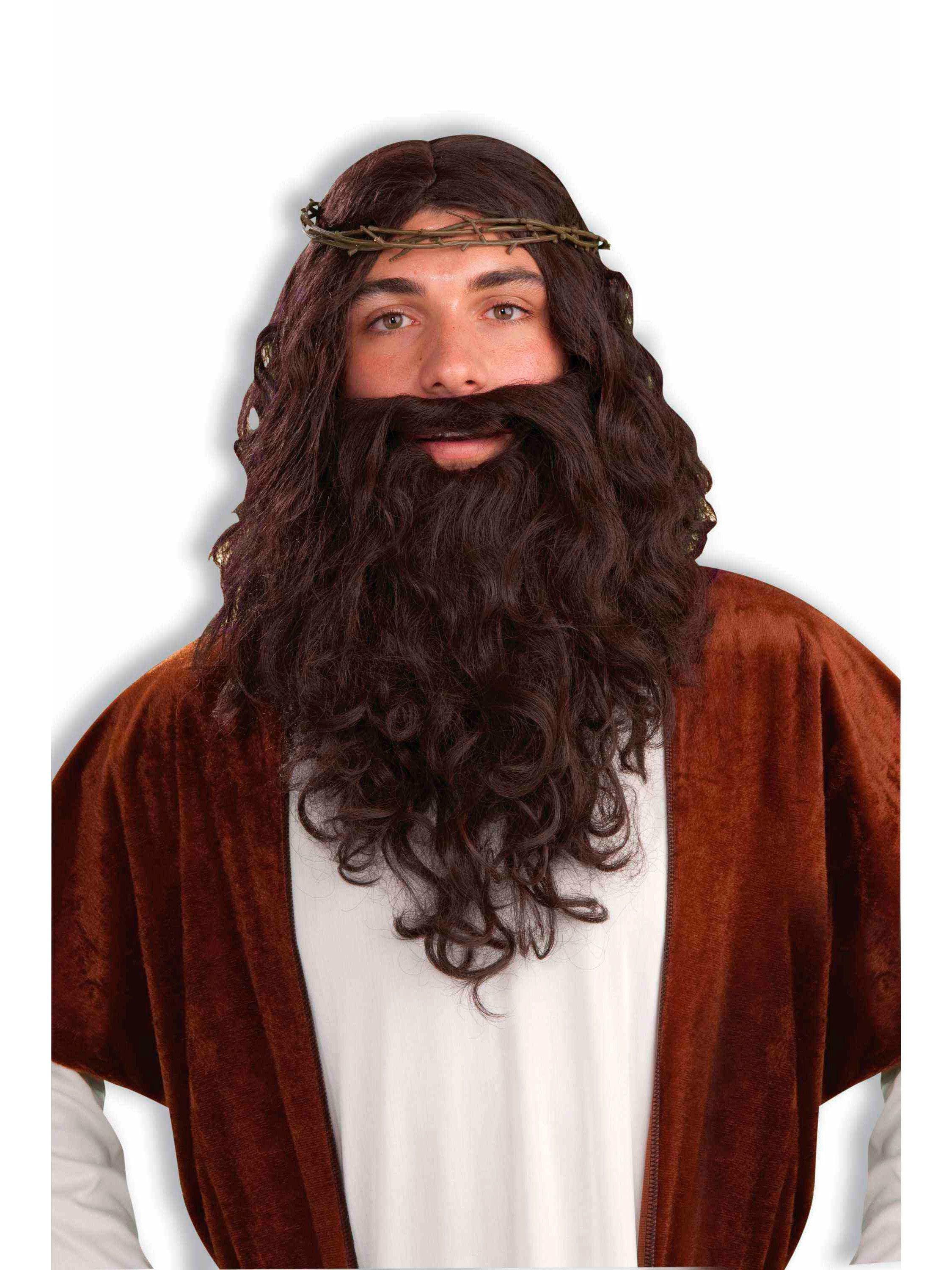 Jesus Easter Wig and Beard Set - costumes.com