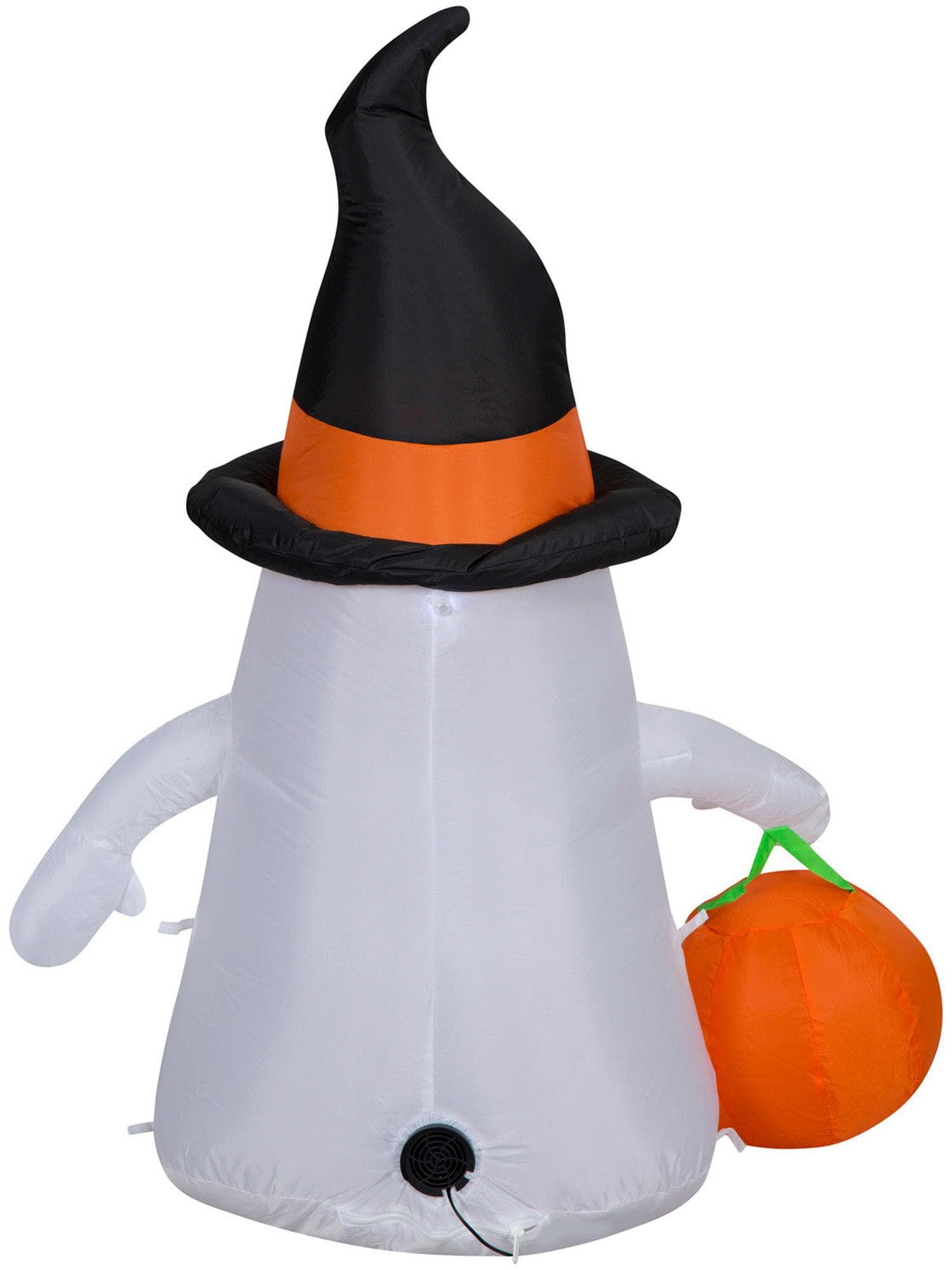 3 Foot Trick Or Treat Ghost Light Up Halloween Inflatable Lawn Decor - costumes.com