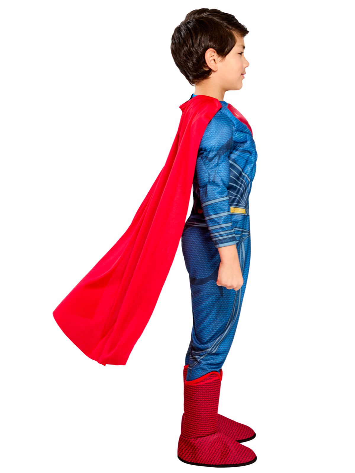 Boys' Justice League Superman Muscle Chest Costume - Deluxe - costumes.com