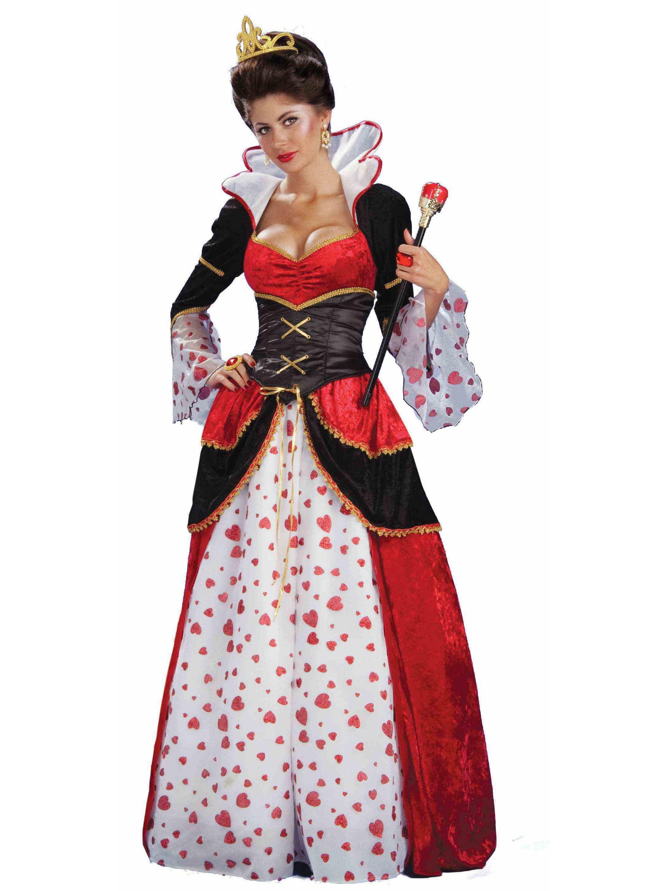 Women's Queen of Hearts Corset Dress - costumes.com