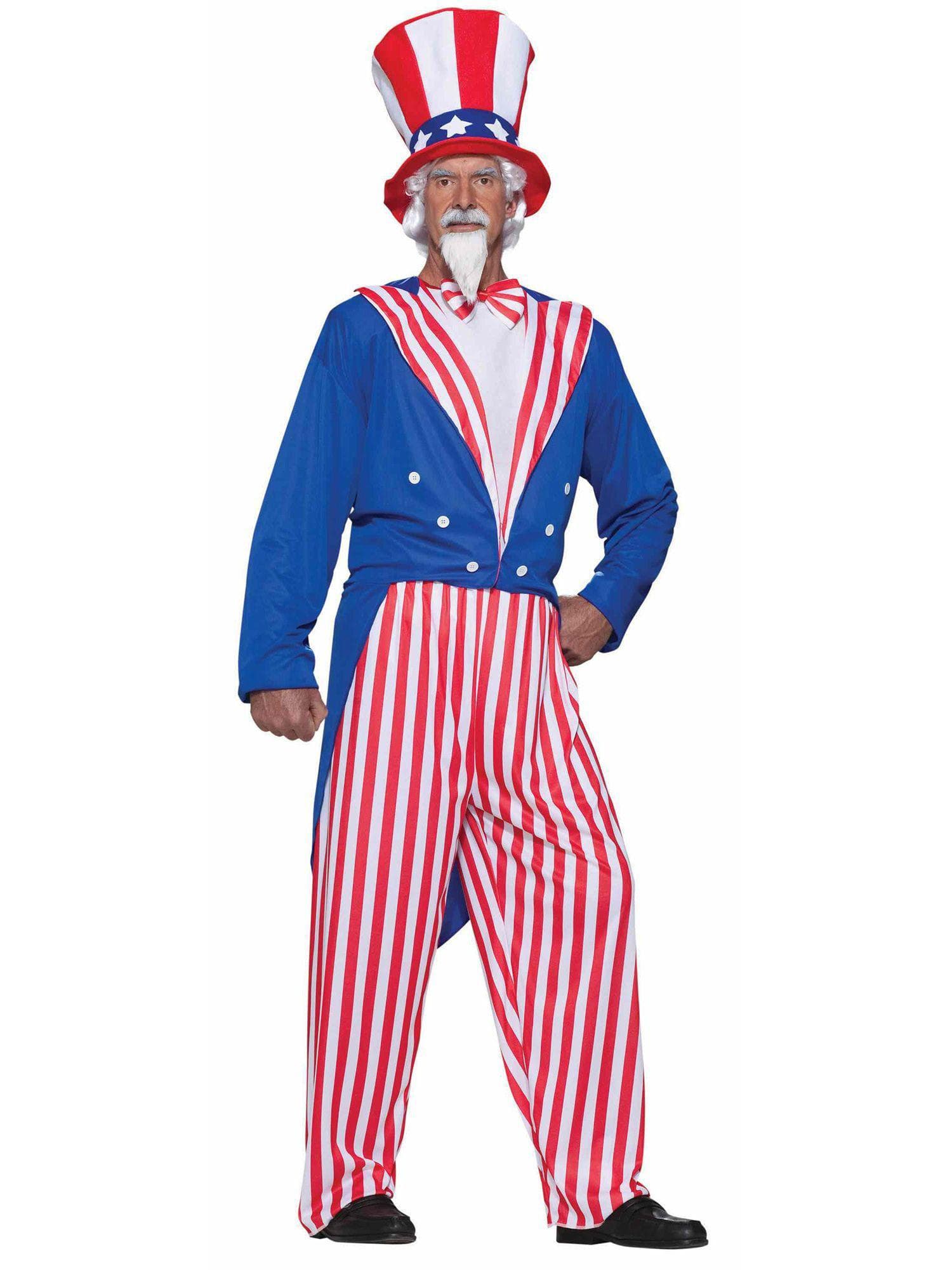 Adult Uncle Sam Plus Costume - costumes.com