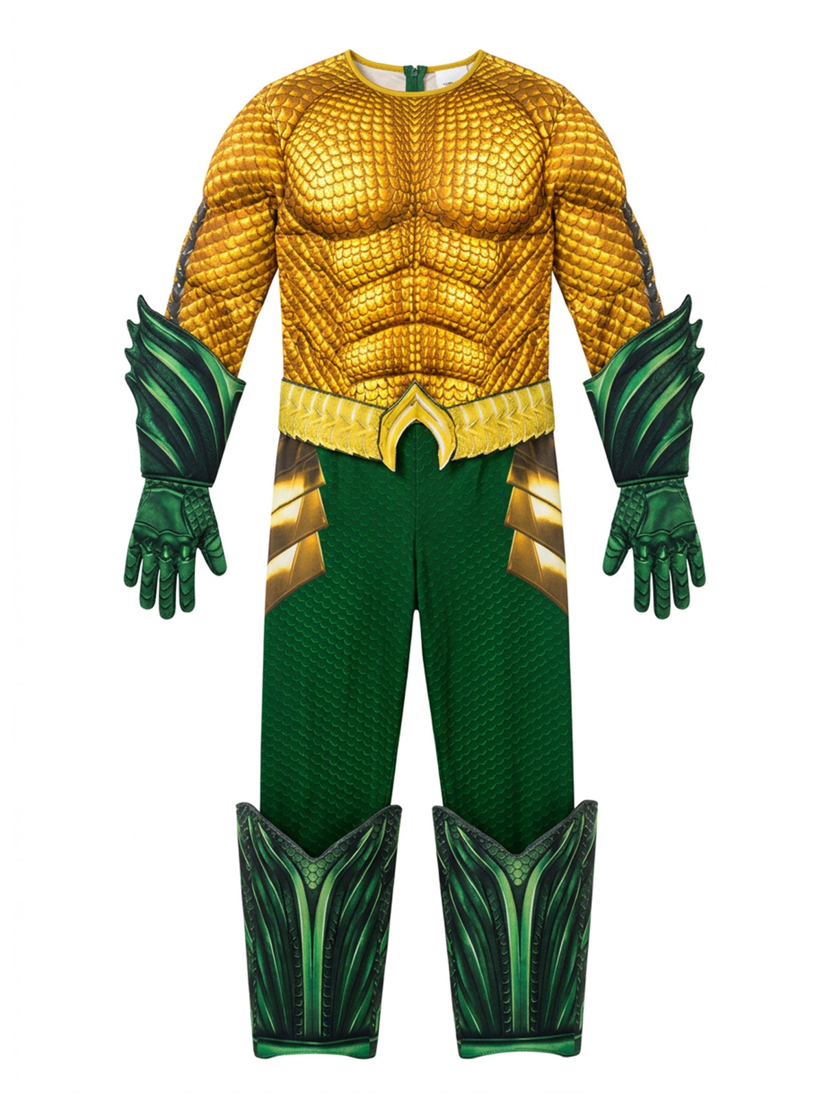 Boys' Aquaman Muscle Chest Costume - Deluxe - costumes.com