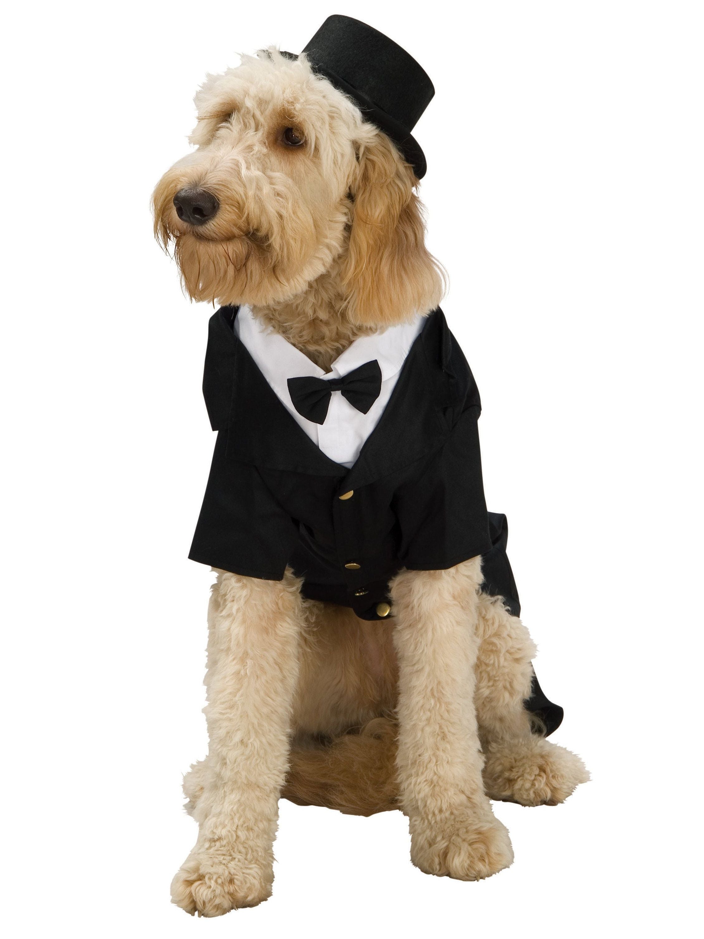 Dapper Dog Tuxedo Pet Costume - costumes.com