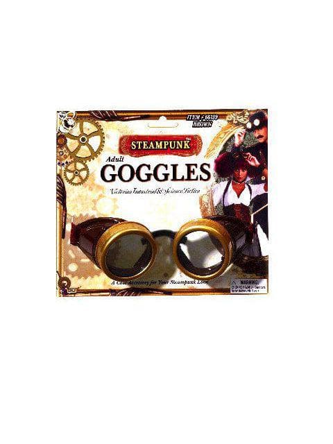 Adult Gold Steampunk Goggles - costumes.com