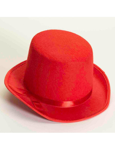 Adult Red Classic Top Hat