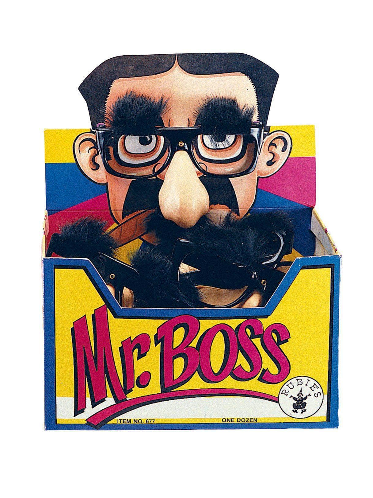 Mr. Boss Eyeglasses - costumes.com