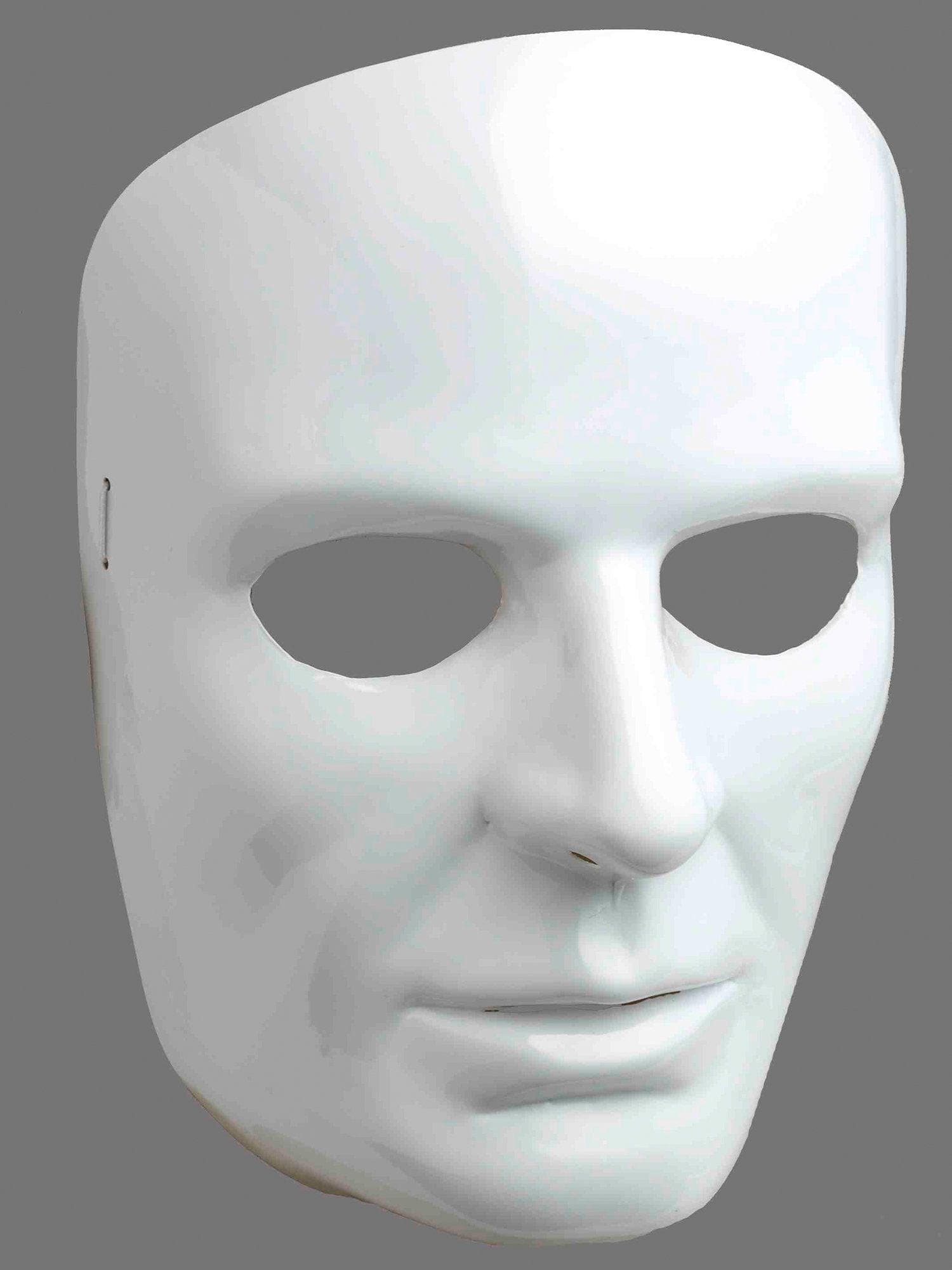 Adult Blank Full Face Mask - costumes.com