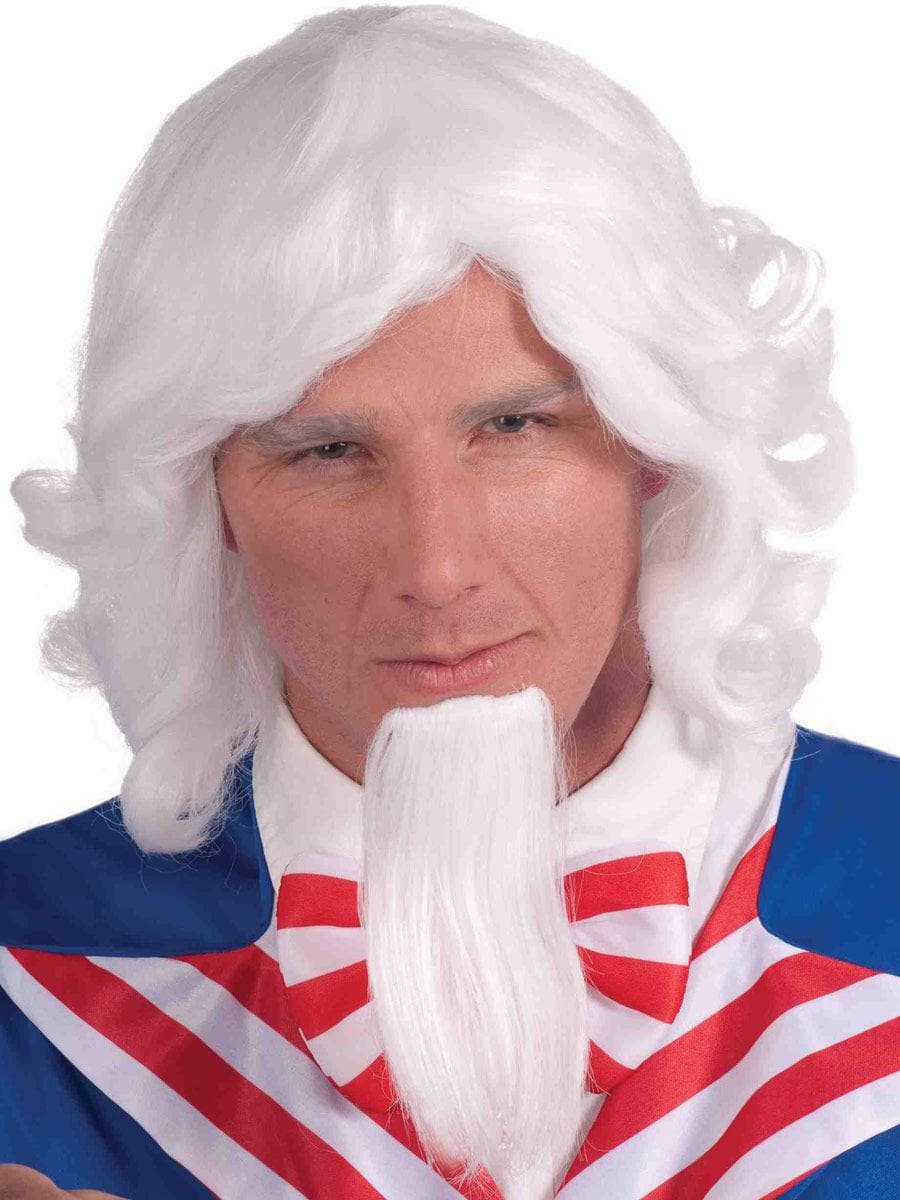 Men's Uncle Sam Wig and Beard Set - costumes.com