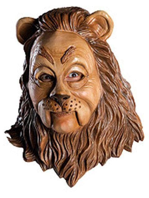 Adult Wizard of Oz Cowardly Lion Overhead Latex Mask - costumes.com