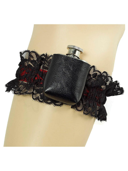 Adult Roaring 20's Deluxe Gangster Garter and Flask