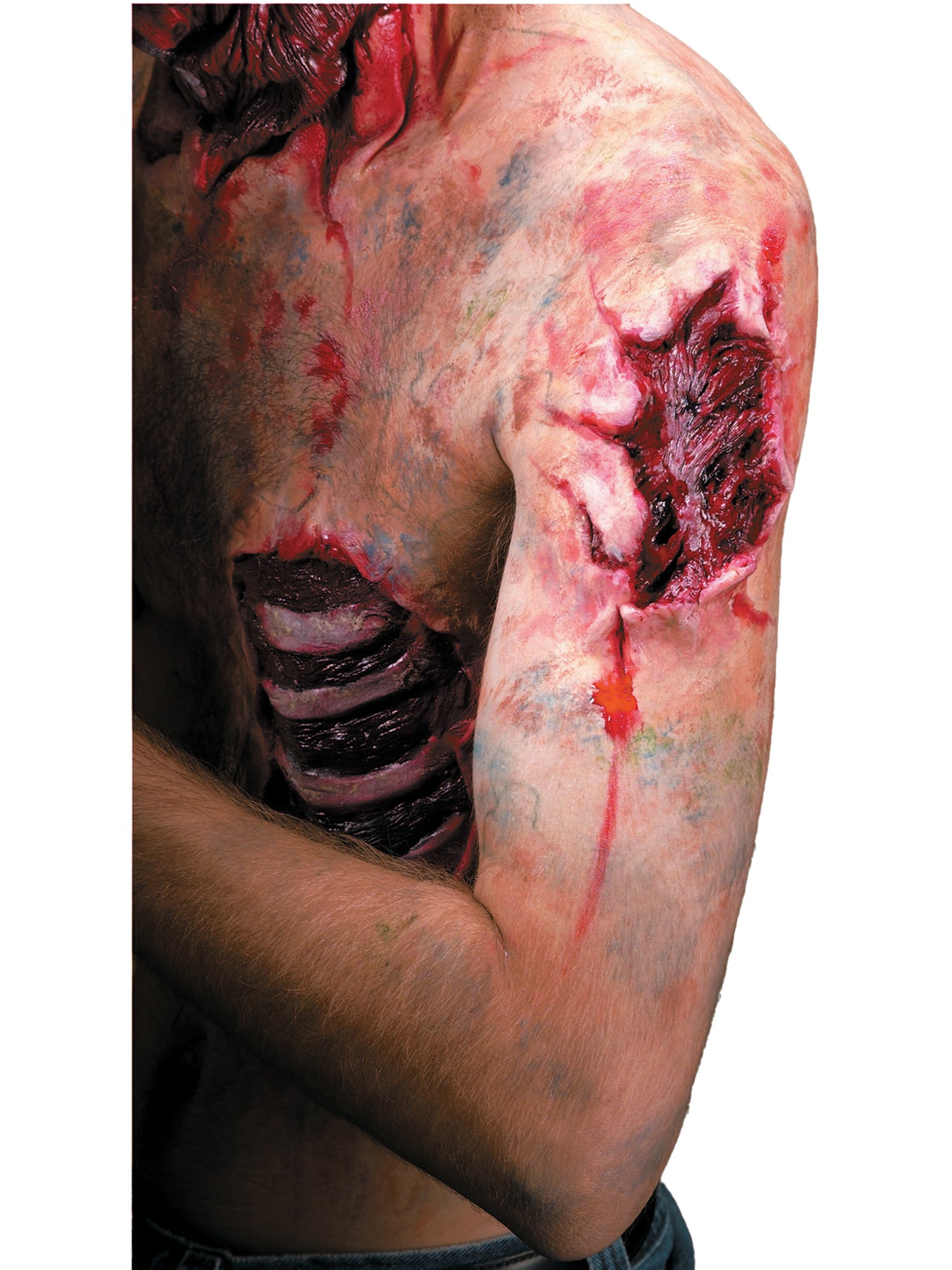 Adult Open Flesh Theatrical Effects Makeup - costumes.com