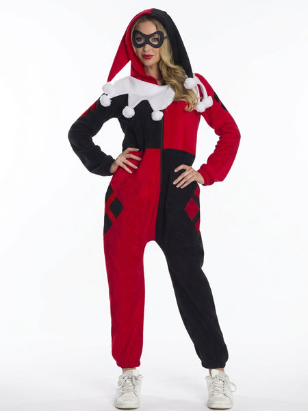 Women's DC Comics Harley Quinn Zipsters Costume