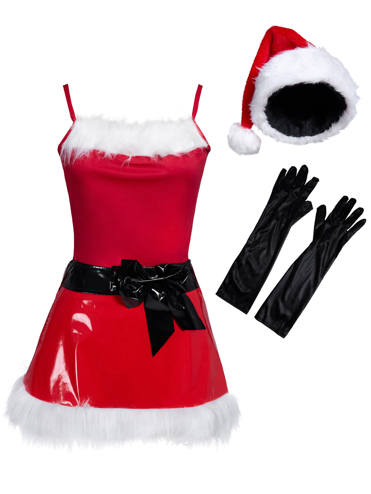 Women's Mean Girls Winter Talent Show Christmas Santa Costume - costumes.com