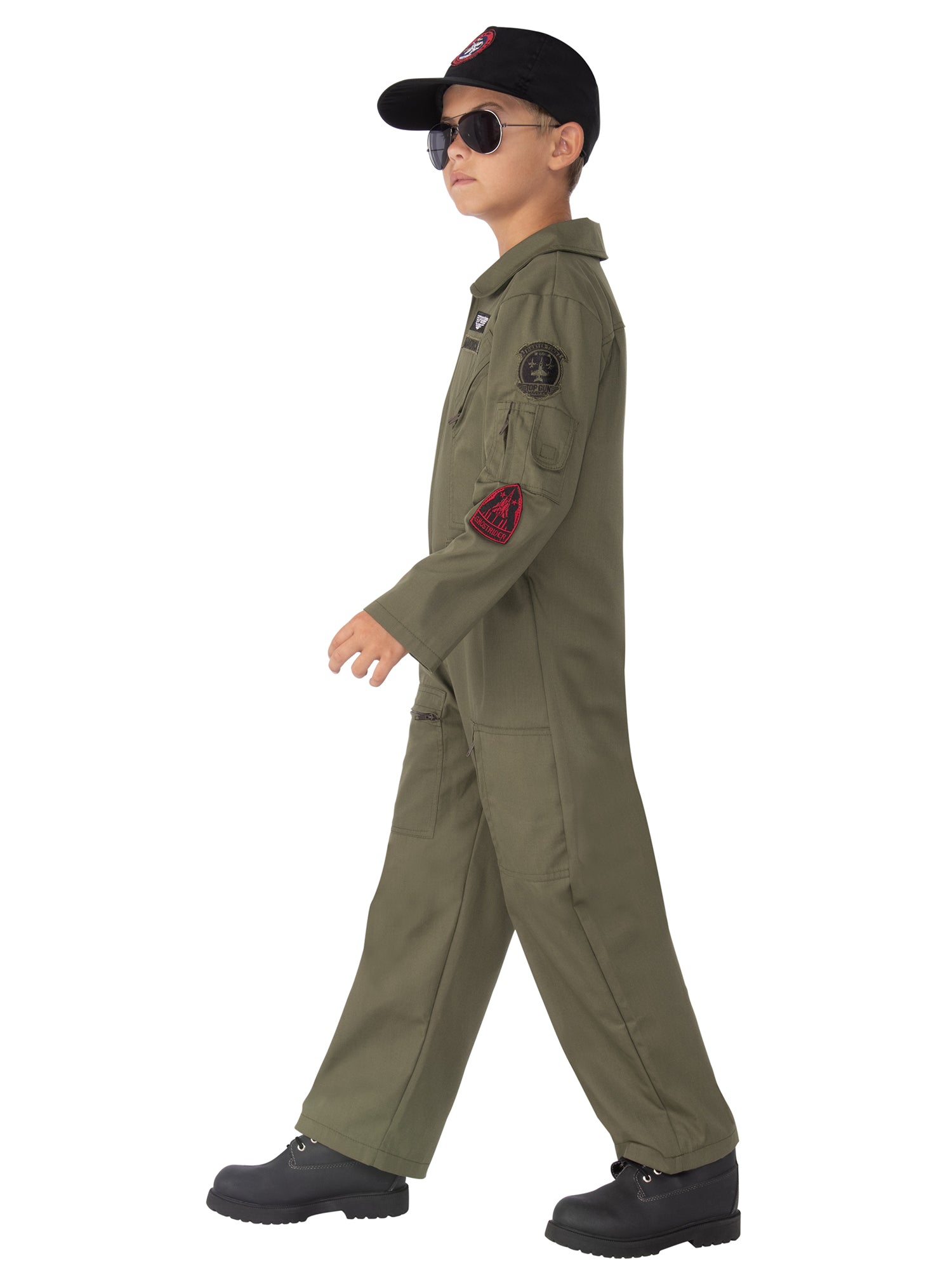 Kids' Top Gun: Maverick Flight Suit Costume - Deluxe - costumes.com