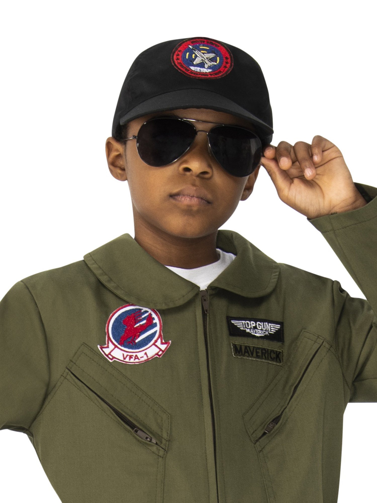 Kids' Top Gun: Maverick Flight Suit Costume - Deluxe - costumes.com