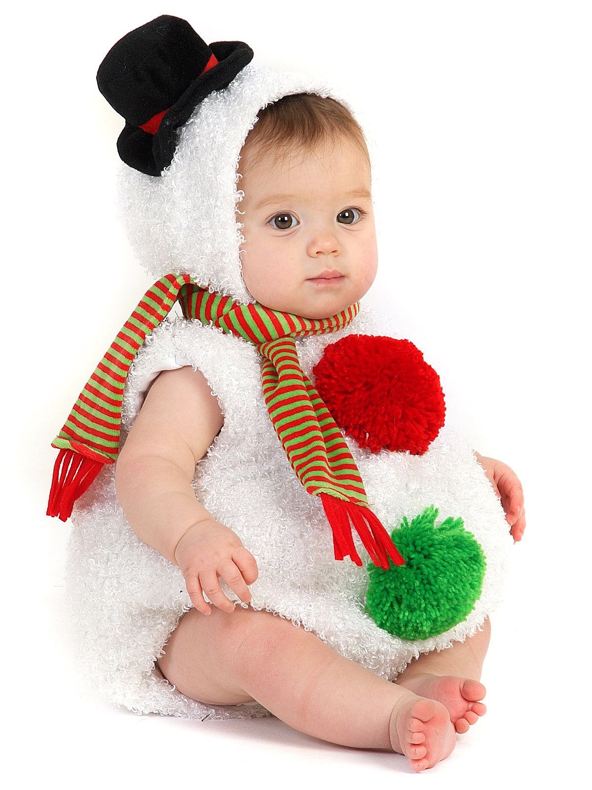 Baby/Toddler Baby Snowman Costume - costumes.com