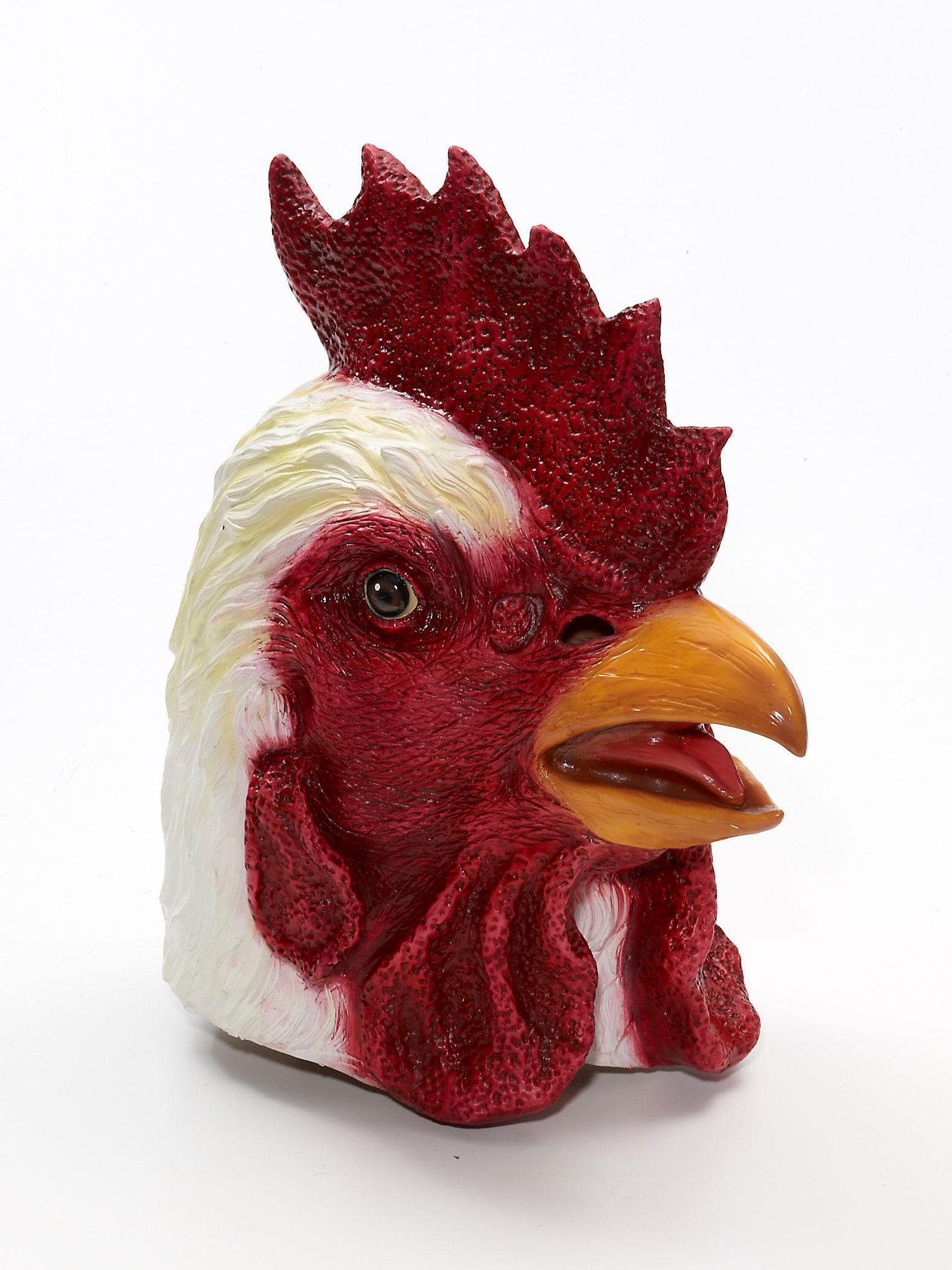 Adult Rooster Overhead Latex Mask - costumes.com