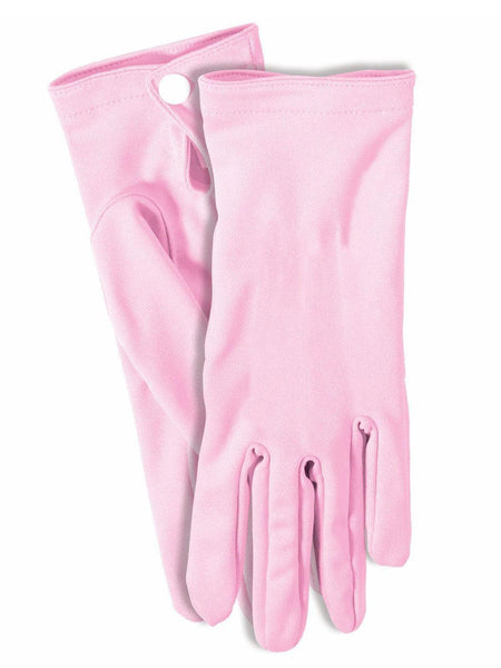 Pink Short Gloves