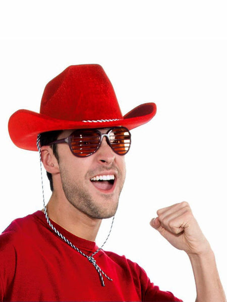 Adult Red Cowboy Hat