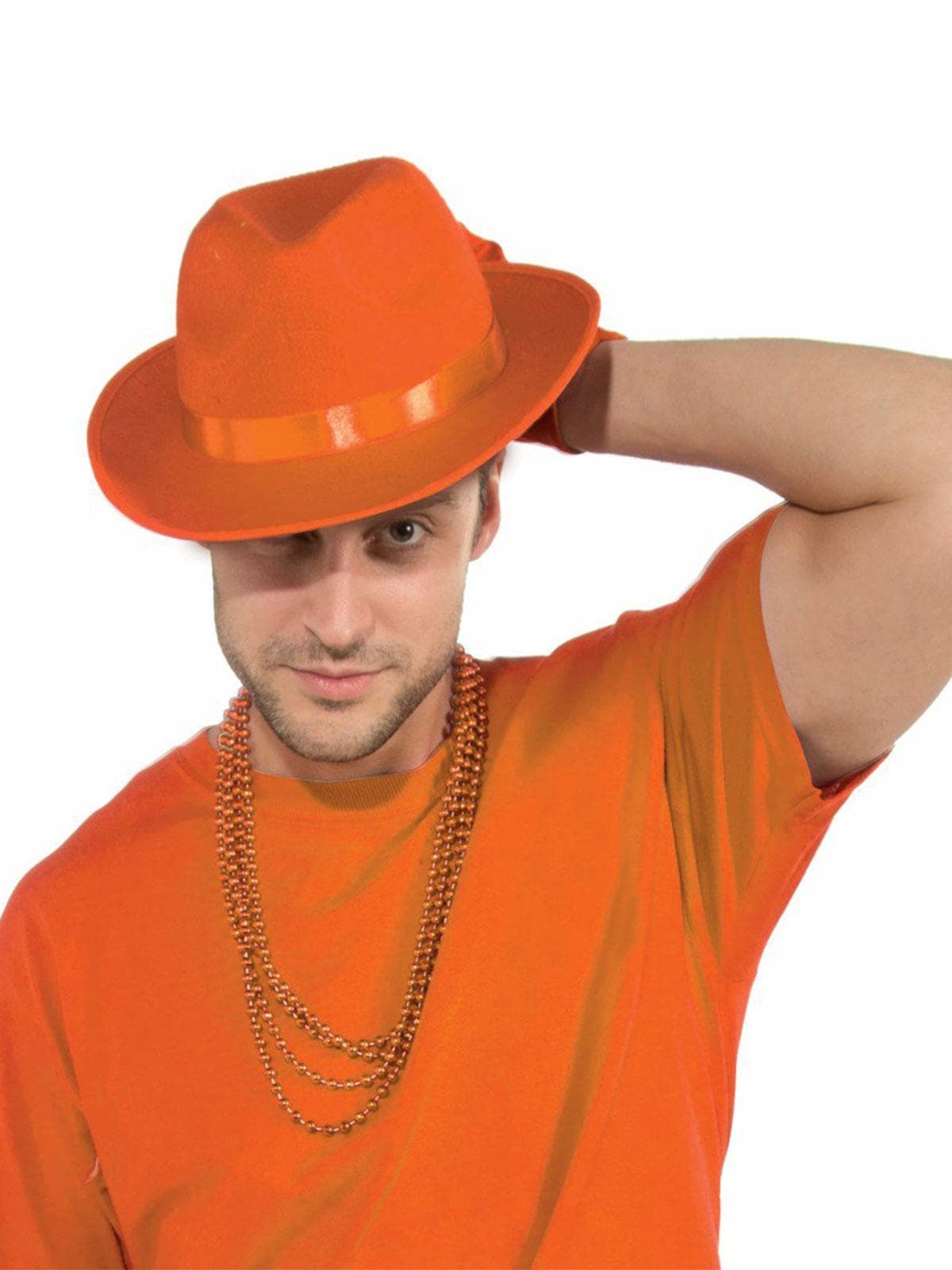Orange Fedora - costumes.com