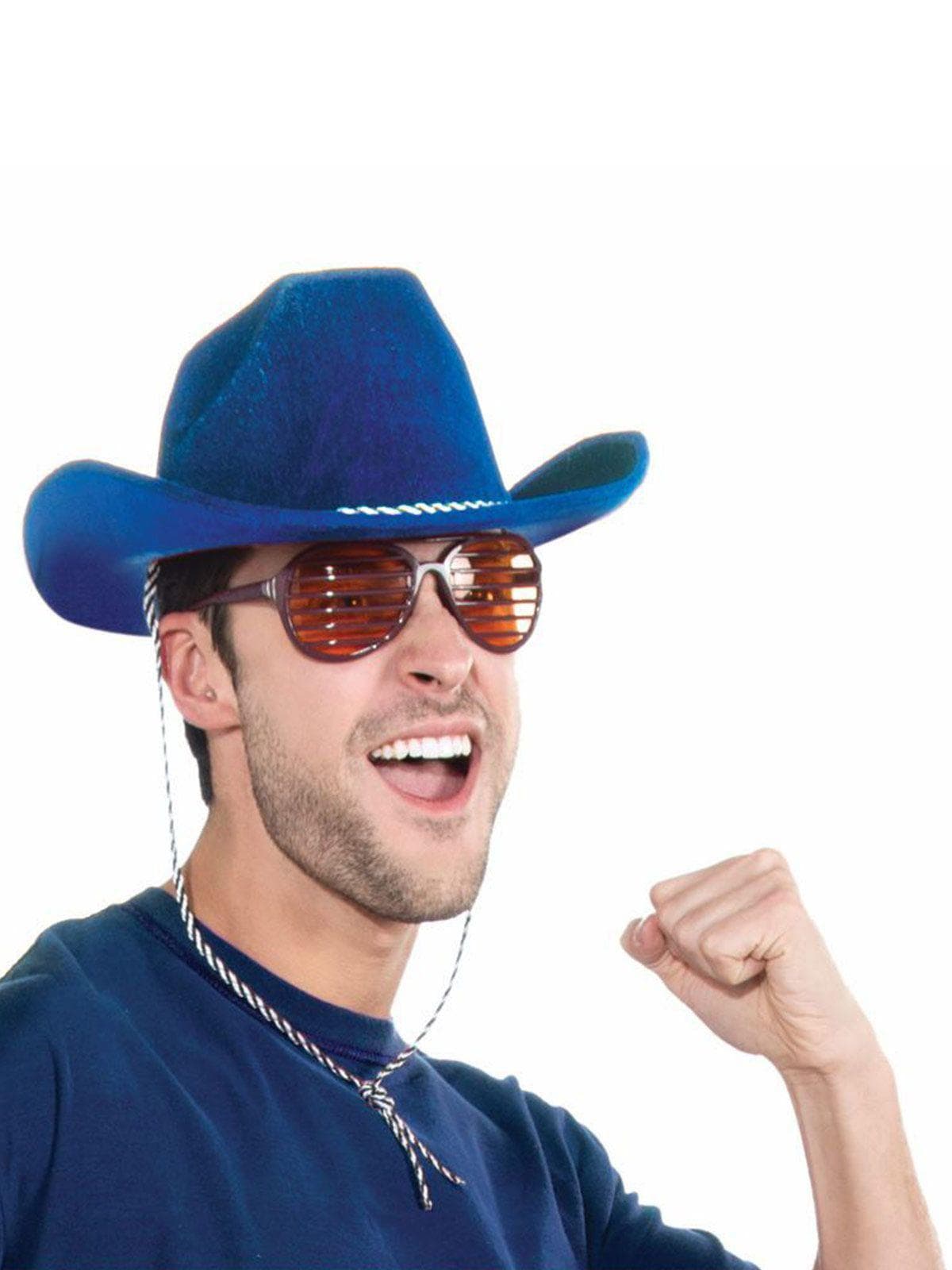 Blue Cowboy Hat - costumes.com