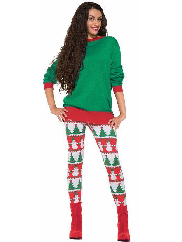 Christmas Leggings - costumes.com