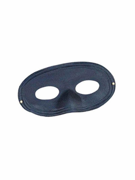 Adult Black Satin Domino Eye Mask