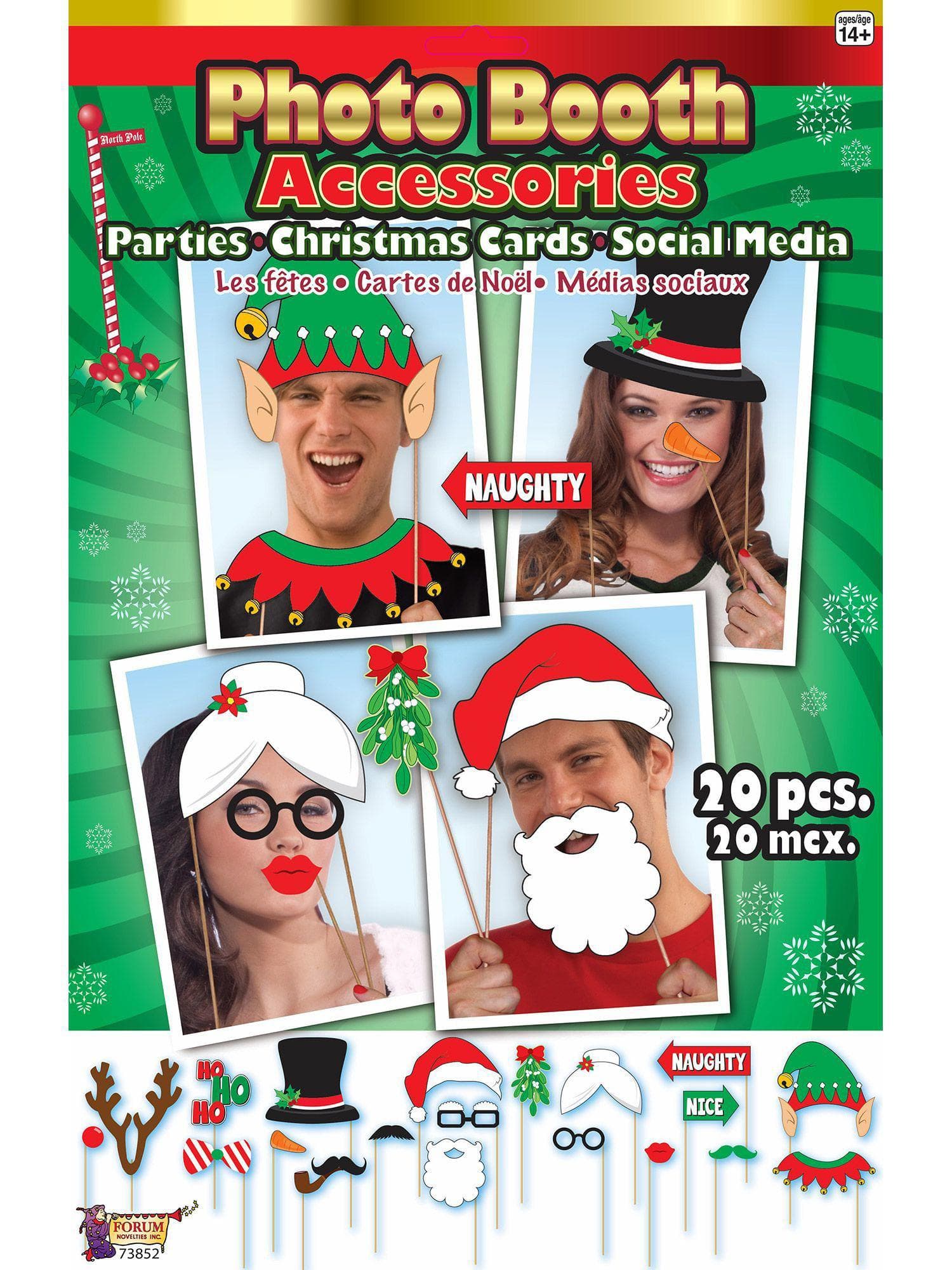 Christmas Photo Booth Accessories - costumes.com