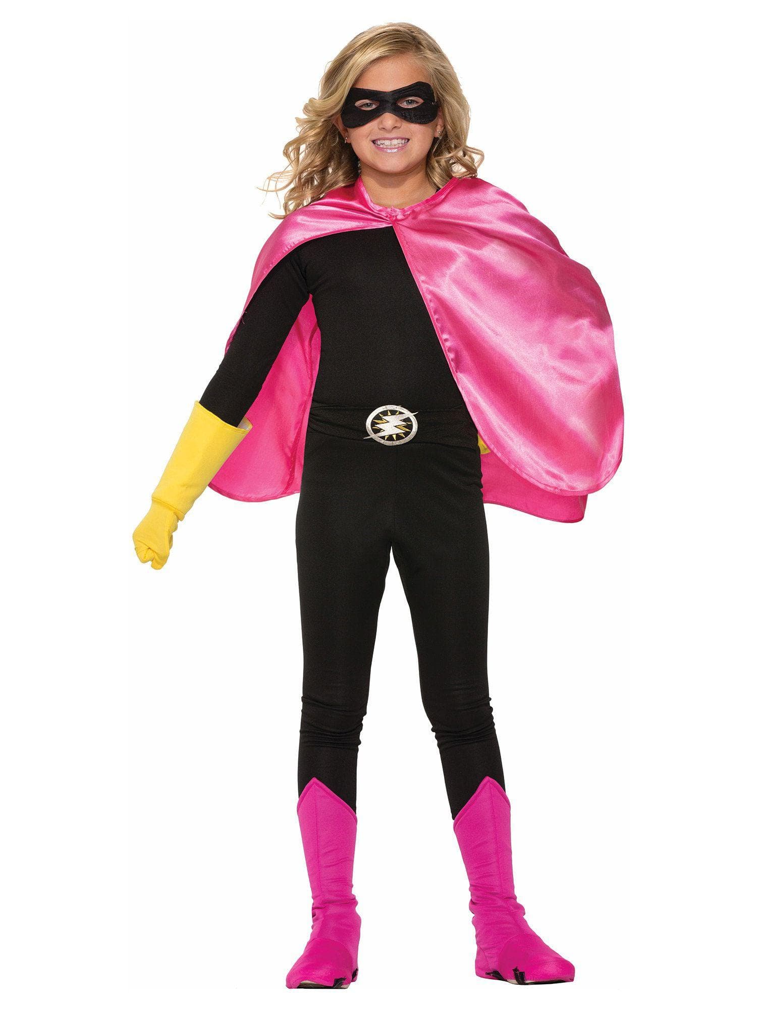 Kids' Pink Satin Cape - costumes.com