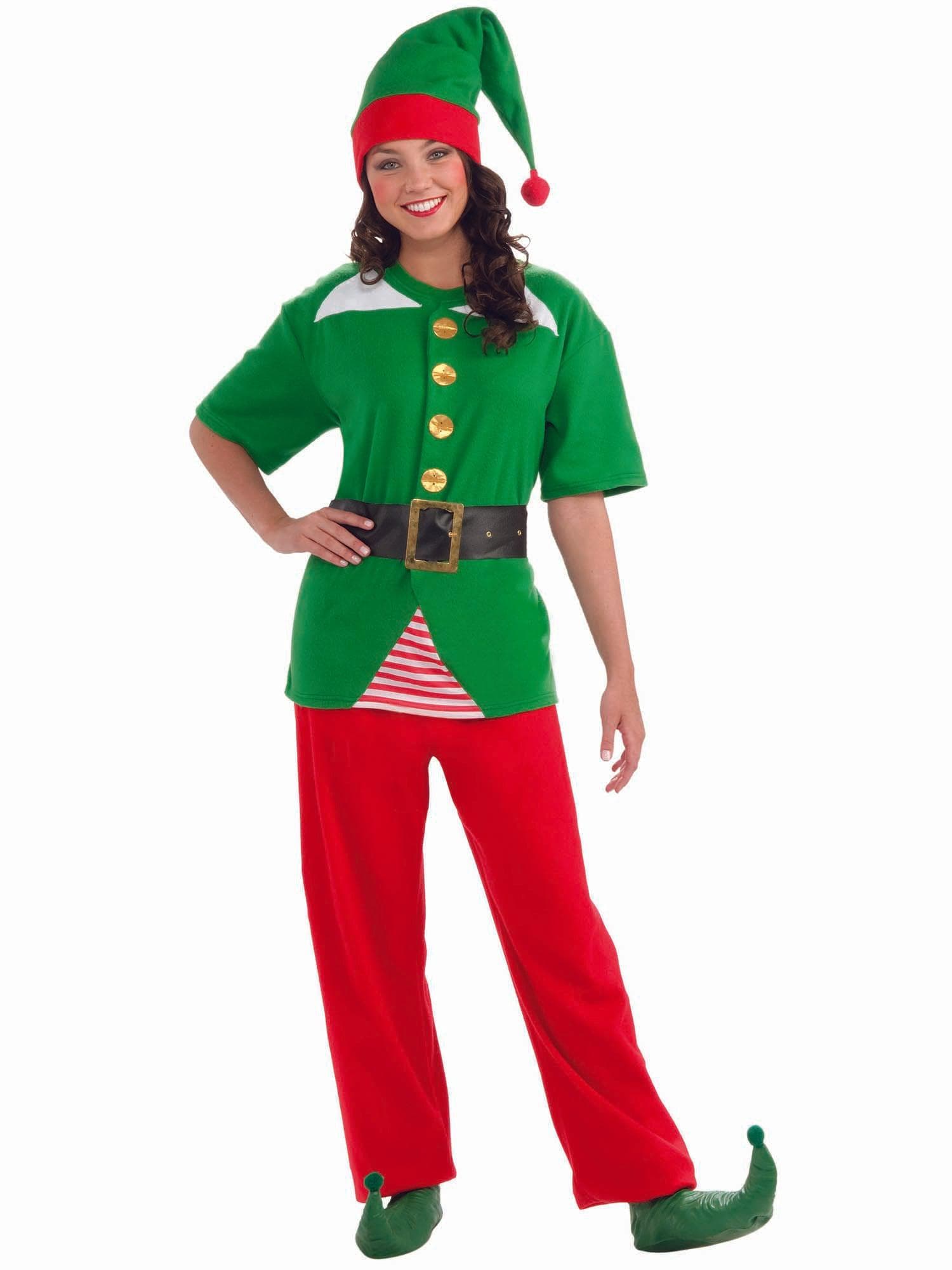 Adult Jolly Elf Costume - costumes.com