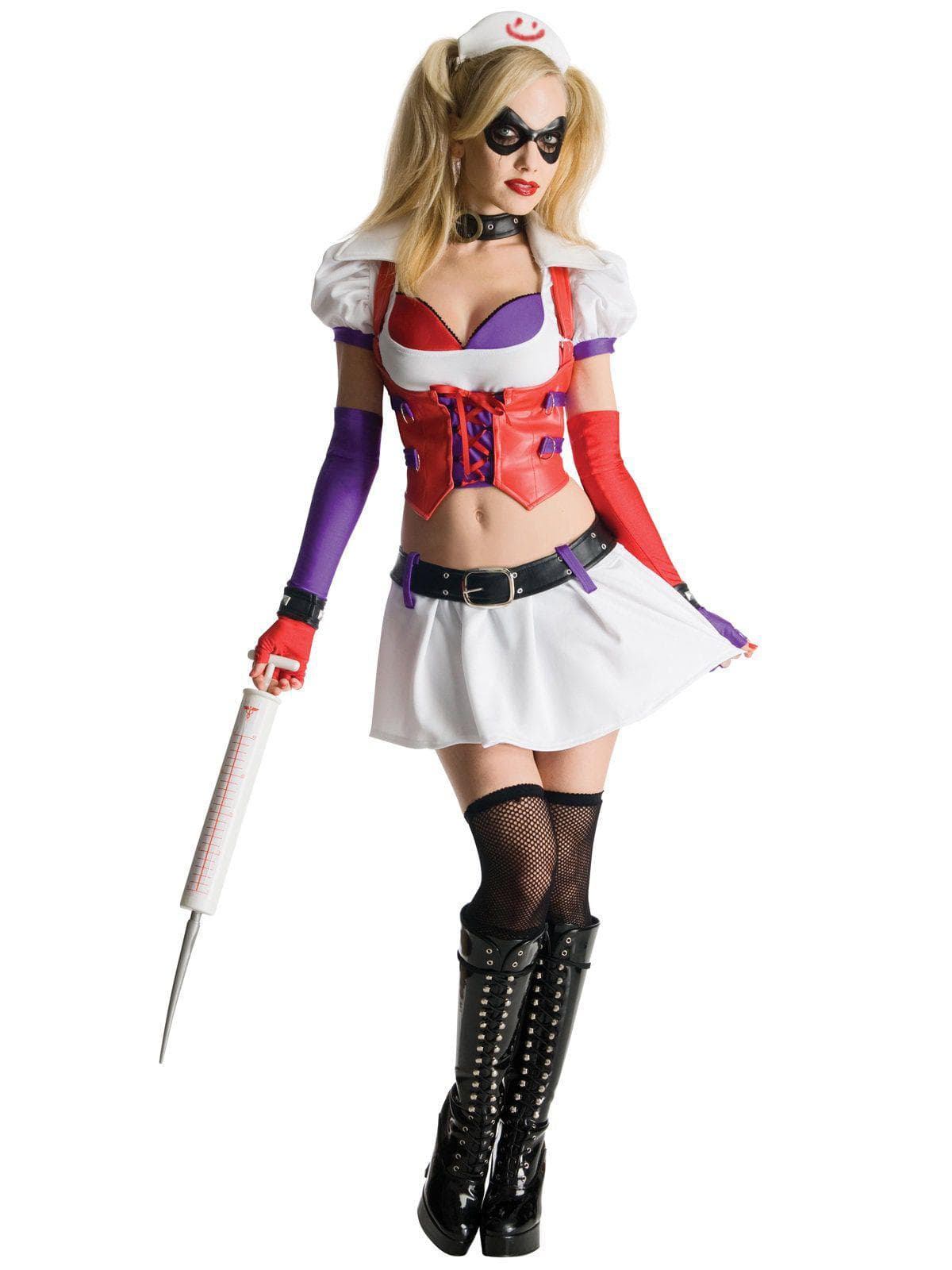 Adult Arkham Knight Harley Quinn Costume - costumes.com