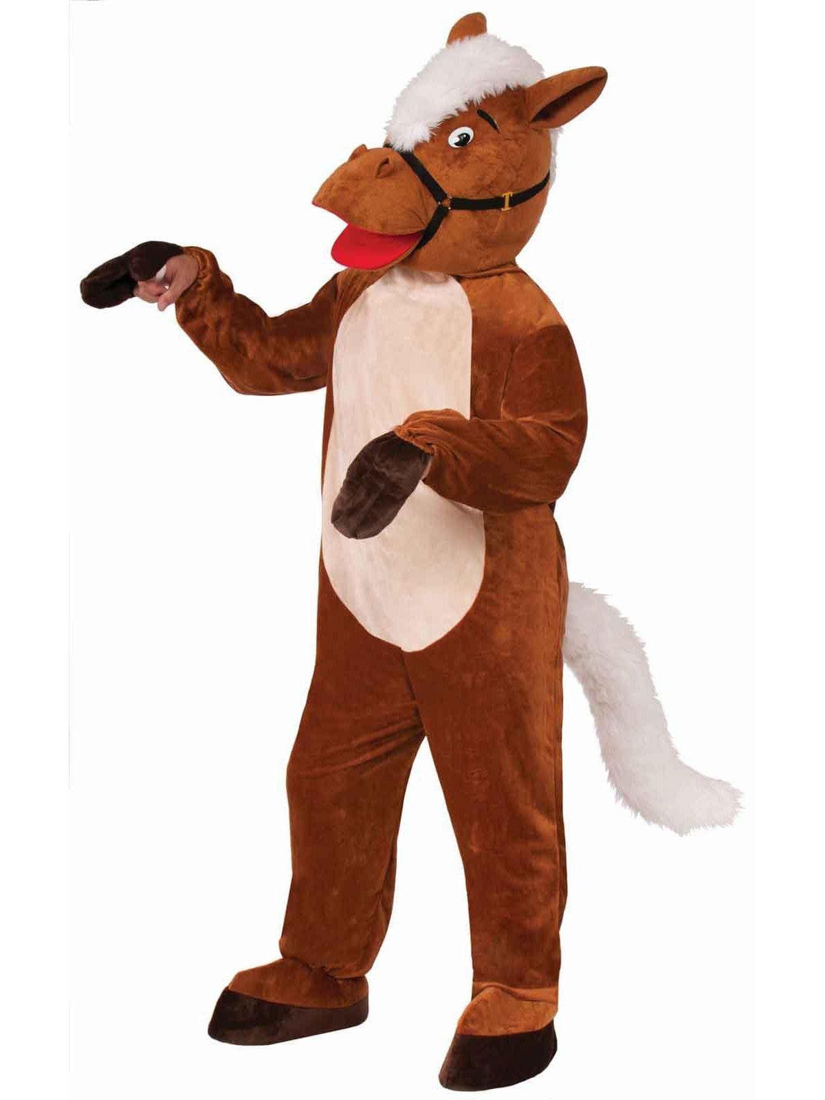 Adult Brown Henry the Happy Horse Mascot Costume - costumes.com