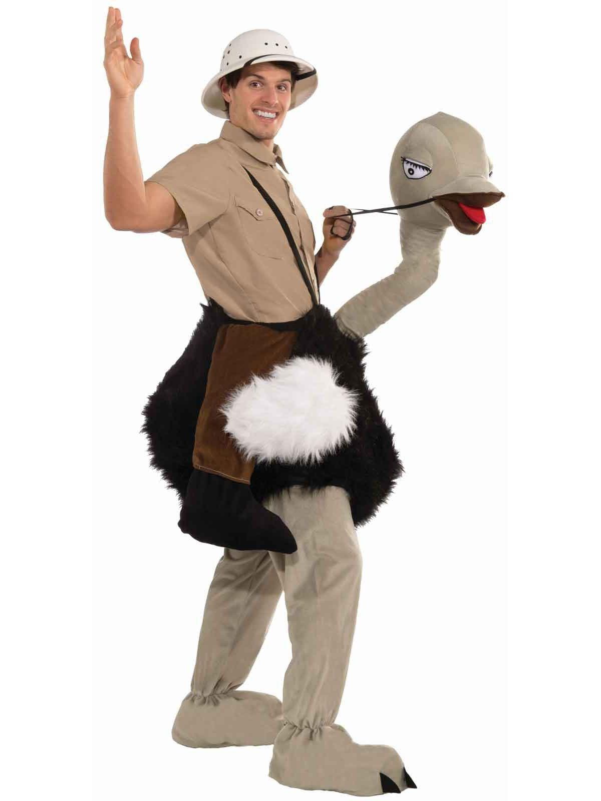 Adult Ride an Ostrich Costume - costumes.com