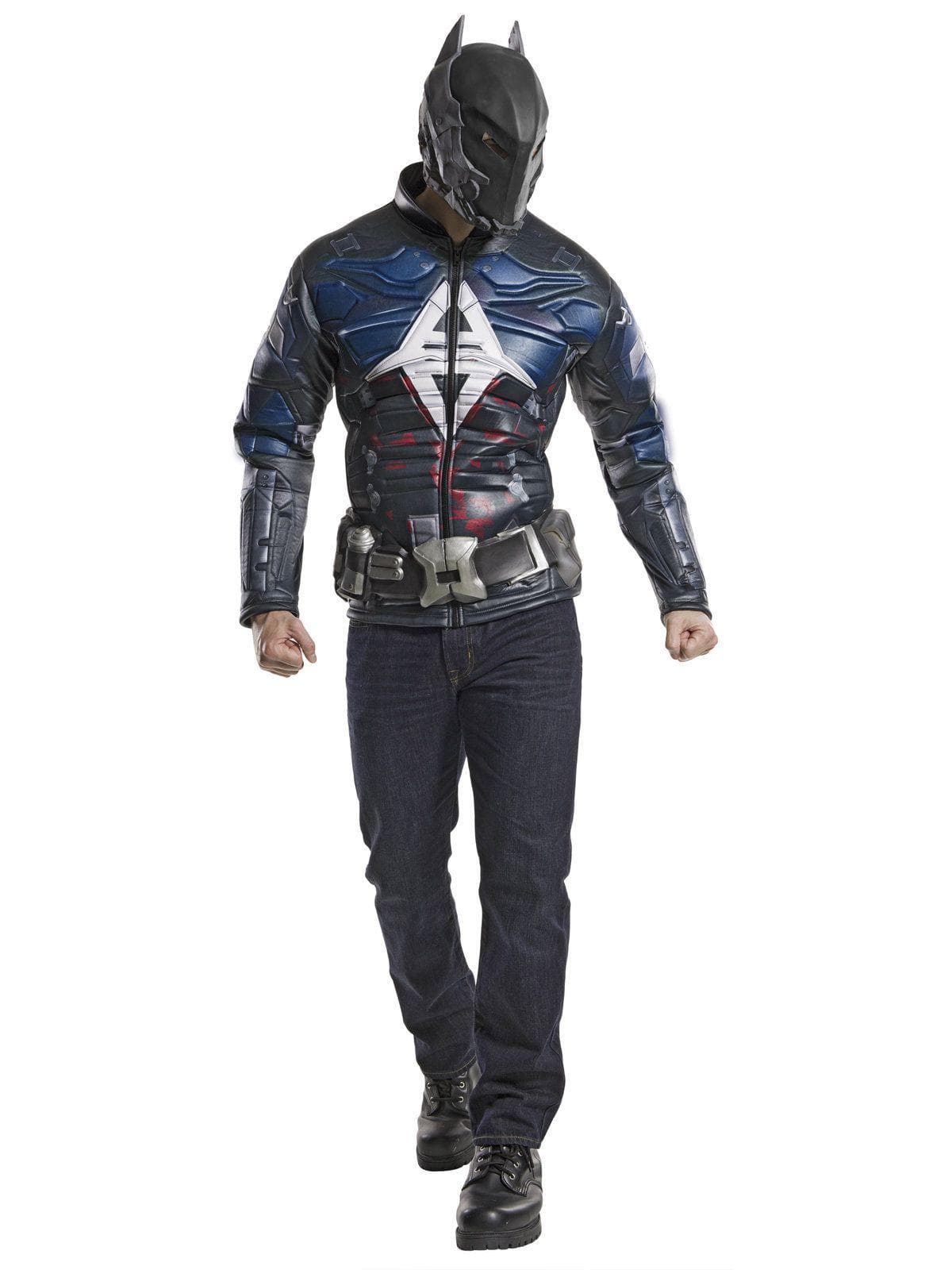Adult Arkham Knight Batman Muscle Chest Costume - costumes.com