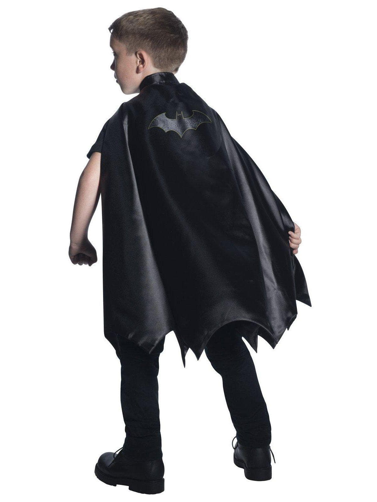Boys' Black DC Comics Batman Cape - Deluxe - costumes.com