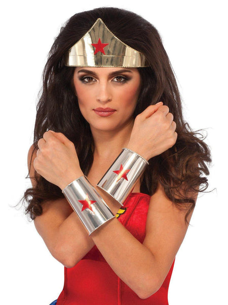 Women's DC Comics Wonder Woman Tiara and Cuffs