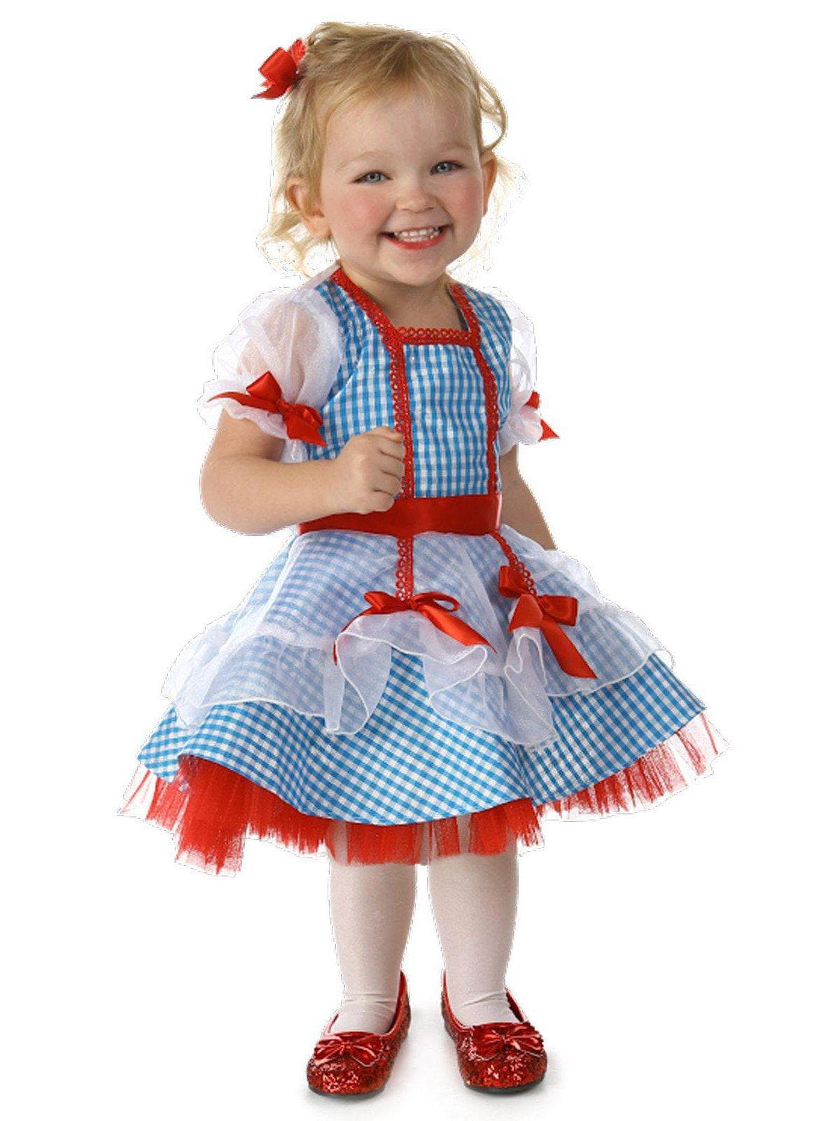 Red Bow Wizard of Oz Dorothy Costume for Toddlers - costumes.com
