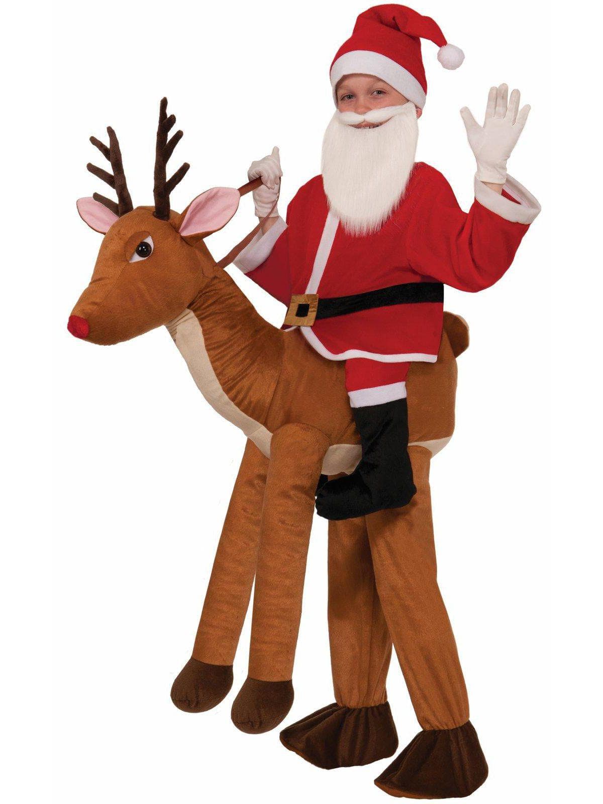 Kid's Ride a Reindeer Costume - costumes.com
