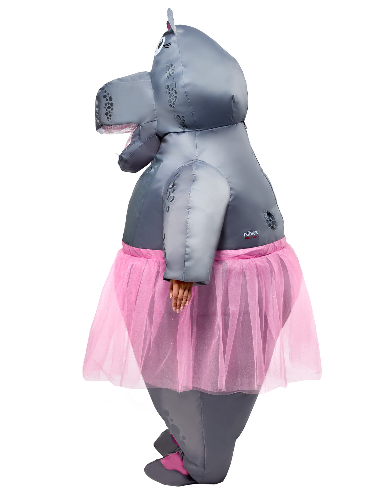 Adult Ballerina Hippo Inflatable Costume - costumes.com