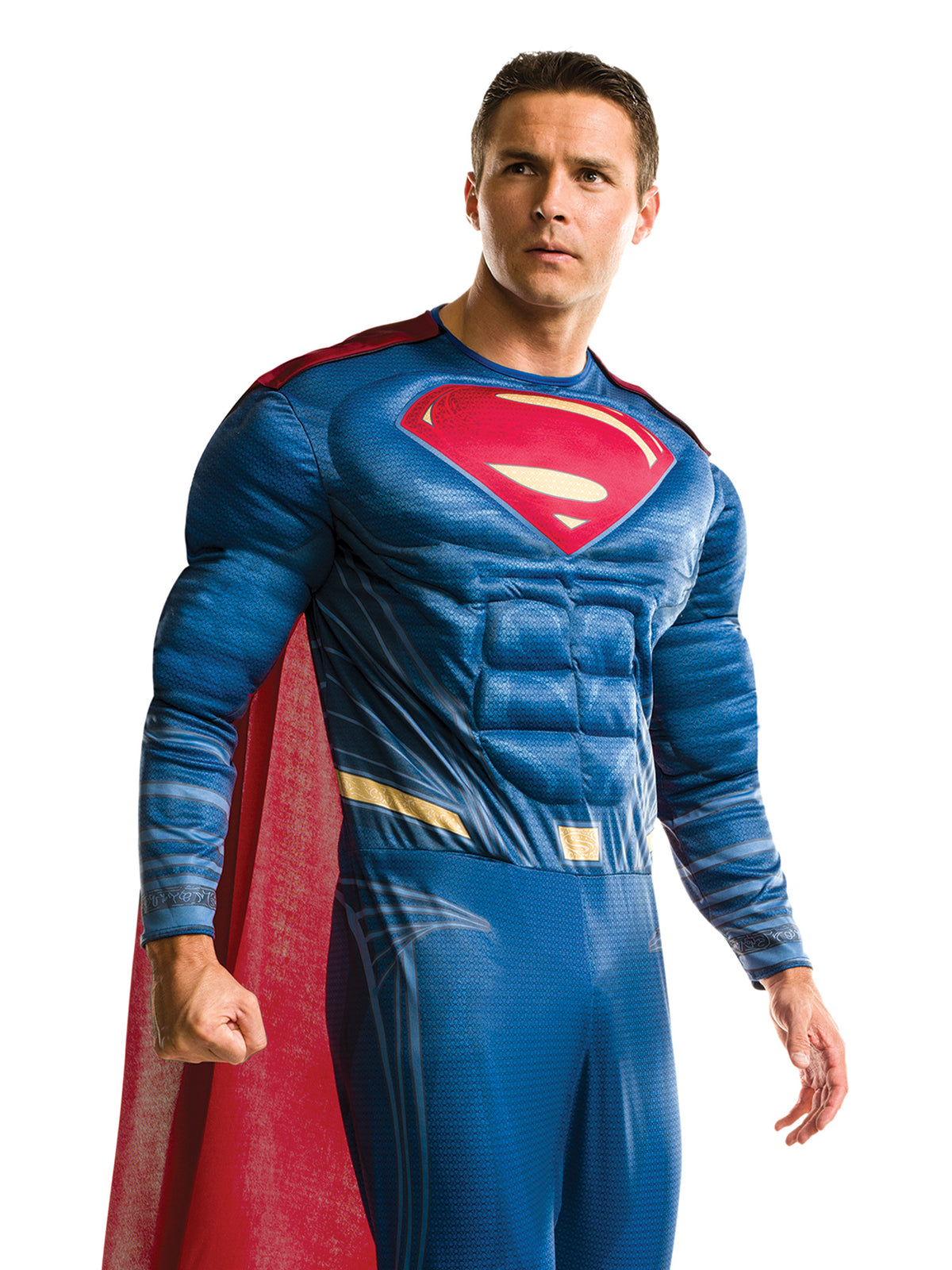 Men's Justice League Superman Muscle Chest Costume - Deluxe - costumes.com