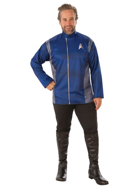 Men's Star Trek Discovery Silver Command Top