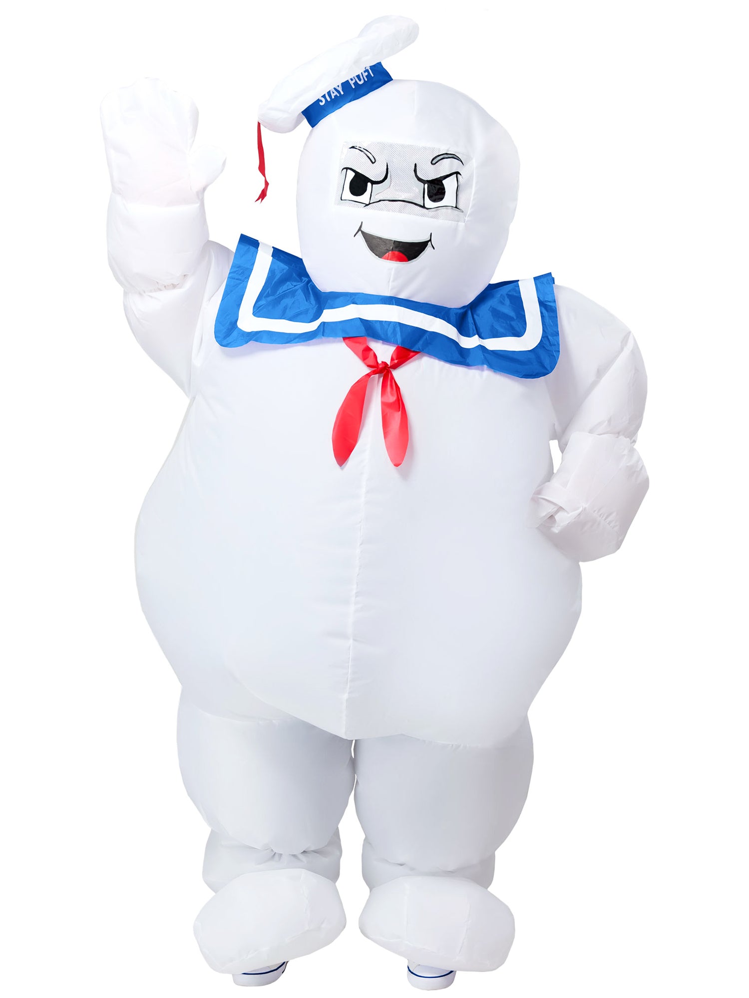 Adult Ghostbusters Classic Stay Puft Marshmallow Man Inflatable Costume - costumes.com